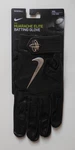 Nike Huarache Elite Batting Gloves Adult Unisex Black/black/chrome Xxl. Fixed Price $35.05.