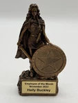 Decade Awards Valkyrie Viking Warrior Woman Trophy Bronze Finish Shield Star. Fixed Price $28.00.