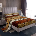 Manfei Paw Print Kids Sheet Set King Size Animal Tracks Bed. Fixed Price $69.89.