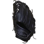 Wilson A1K Baseball Glove Left Handed Throw 12 1/4 Black Leather Outfield T-web. Fixed Price $100.00.