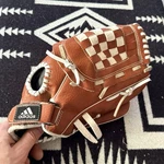 Adidas TS1200BB 12" Baseball Glove Easy Close Synthetic Leather Tan White. Fixed Price $34.95.
