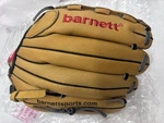 Barnett Sports SL-120 Leather Baseball Glove Infield/outfield Size Brown Rht. Fixed Price $39.99.