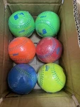New & Sealed - Franklin Sports Pro Brite Neon Rubber Teeball Assorted 6 Pack. Fixed Price $25.00.