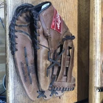 Rawlings P14HF 14" Leather Brown Baseball Glove Rht Fast Shipping. Fixed Price $40.00.