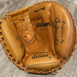 Vintage New Wilson A2516 Catchers Baseball Mitt Glove Rh Carlton Fisk Model. Fixed Price $199.99.
