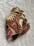Rawlings 11.5 Gold Glove Elite GGE1150BR Duel Core Leather Baseball Mitt Rht. Fixed Price $90.00.