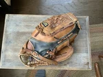 Mizuno Mz 3600 Baseball Glove 12.75" Rht Professional Model Tartan Web Steerhide. Fixed Price $19.00.