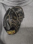 Zett Prostatus Baseball Glove Rigid Black Hardball High-quality. Fixed Price $260.00.