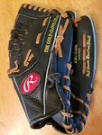 Rawlings 12.5" RBG36BW Leather Softball Glove Excellant Condition. Fixed Price $45.98.