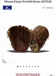 Mizuno Classic Ultra Pro Soft 12 Inch GCP1AS Right Handed Glove. Fixed Price $246.99.