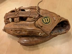 Wilson A2002 Xxl Lht Pro-back Softball Glove Left Hand Throw. Fixed Price $85.00.
