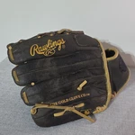Rawlings Highlight Series 11.5" Baseball Glove Black Tan Leather Proshock. Fixed Price $19.99.