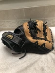 Mizuno GXF-100 Boys 12 Fully Broken In Baseball First Mitt Right Hand Thro. Fixed Price $100.00.