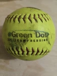 Worth Green Dot Asa/usa Slowpitch Softball (one): AHD11SY. Fixed Price $8.95.