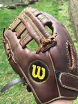 Wilson Staff Series WS5 A9722 Baseball/sb Glove 13" Lht Brown Leather, Large. Fixed Price $69.98.
