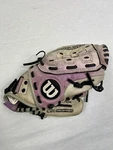 Women's Girls Purple Softball 10 Rht Glove Cat Osterman Monstaweb Wilson A0440. Fixed Price $17.99.