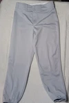 Nike Baseball Pants Gray 100% Polyester Size M Style 378362-052. Fixed Price $17.95.