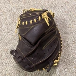 Mizuno Leather Catchers Mitt Gxc 90B2 33.50PRO Scoop Brown Tan Left Hand. Fixed Price $95.00.