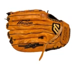 Mizuno Mfr 1402 14" Softball Fielders Glove - Right Hand Throw Brown Leather. Fixed Price $32.00.