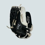 Rawlings Highlight 12" Leather Baseball/softball Glove HFP120BW Black/white. Fixed Price $19.99.