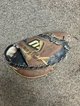 Mizuno Mz C51 Leather Prospect Series Baseball Catchers Mitt Max Flex 11 Glove. Fixed Price $45.00.
