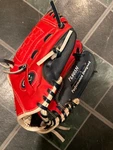 Rawlings PL90SN Red/blue Glove Right Hand Throw 9" Measured*pre-owned* III1. Fixed Price $12.99.