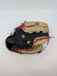 Wilson A350 Black 1/2 Leather Baseball Glove Mitt AD3RB1STR115 Dual Hinge. Fixed Price $15.99.