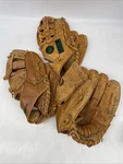 Vtg Lot Baseball Gloves Sears Ted Williams Rawlings Rusty Staub Windsor 37044. Fixed Price $49.25.