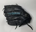 Mizuno Gsp 1301F1DBK 13" Inch Fast Pitch Baseball Glove Leather Black Blue Rht. Fixed Price $44.99.