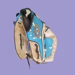 Easton FPT12 12" Left Hand Fastpitch Softball Leather Glove Strap Blue/white. Fixed Price $11.50.