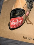 Rawlings Premium Series PRO1150 11.5" Leather Left Hand Throw Basket Web. Fixed Price $30.00.