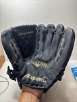 Mizuno Mmx 122P 12" Powerclose Baseball Glove Black Professional Model- Used. Fixed Price $20.00.