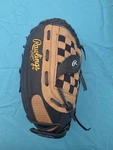 Rawlings Rsb SS14BR Inch Rht Leather Brown Black Softball Baseball Glove. Fixed Price $28.50.