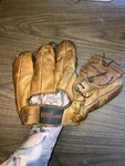 Wilson Hawk A2030 (4) Finger Baseball Glove Vintage 1950S. Fixed Price $80.00.