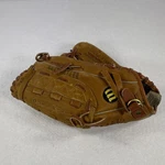 Wilson Prostaff A1814 PS2 Dual Hinge 11 Brown Leather Baseball Glove. Fixed Price $24.99.