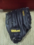 Wilson Black Leather Baseball Elite Series Glove A2467. Fixed Price $16.95.