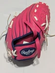 Rawlings PL91PP Lh Girls Youth Pink Baseball T-ball Glove, Rh Throw. Fixed Price $9.95.
