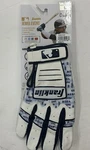 Franklin Fathers Day Pro Mlb Jewel Event Batting Gloves Large Men's White Navy. Fixed Price $47.99.