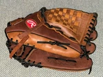 Rawlings Baseball Glove RBG36TBR 12-1/2 Inch Lht Full Grain Leather. Fixed Price $17.95.