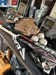 Easton Youth Equipment Bundle Bag, 2 Bats Rebel Drx Gloves Tpx 3 Balls. Fixed Price $65.00.