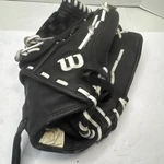Wilson A600 Baseball Glove 12 1/2 Right Hand Throw Black Leather Used. Fixed Price $25.00.