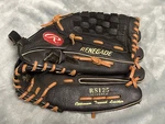 Rawlings RS125 Black 12.5" Renegade Baseball Glove Leather Fastback Rht. Fixed Price $29.99.
