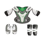 Champro Lacrosse Set (shoulders, Elbows, Gloves), Youth Large (ages 12-15). Fixed Price $34.99.