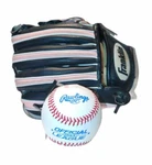 Baseball Glove Franklin Rtp 4807 1/2" W/ Rawlings Little League.. Fixed Price $10.14.