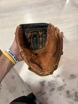 Wilson Ezy Catch TCF4 Brown Black Leather Baseball Glove 5 Finger. Fixed Price $35.32.