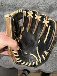 Rawlings Black Brown Cream Leather 5 Finger Baseball Softball Glove. Fixed Price $42.50.