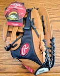 Rawlings Youth Baseball Glove Brown & Black Leather Taper Prodigy Model Nwt. Fixed Price $37.60.