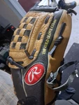 Rawlings Mvp Series HW12BF Inch Black Tan Leather Baseball Softball Glove. Fixed Price $24.85.