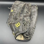 Wilson Black Leather Baseball Elite Series Glove A2485 12 Inch. Fixed Price $12.99.