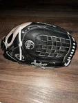Rawlings Silverback SB1400 Softball Glove. Deer-tanned, Black/gray, Rht. Fixed Price $45.00.